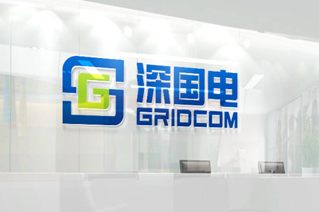 深國電品牌形象設計,深國電標志設計,深國電LOGO設計,深國電商標設計,國企品牌設計,電網品牌設計